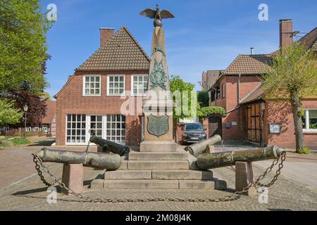 Kriegerdenkmal 1870-71, Bad Bevensen, Niedersachsen, Allemagne Banque D'Images