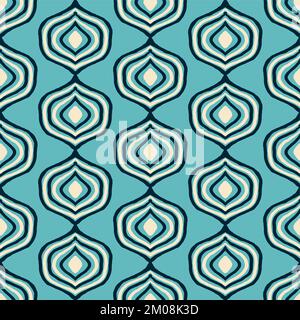 Motif indien sans coutures motif tribal à motif de chevrons Vector Ikat Illustration de Vecteur