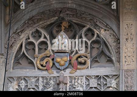 Armoiries, Canterbury, Kent, Angleterre, Royaume-Uni, Europe Banque D'Images