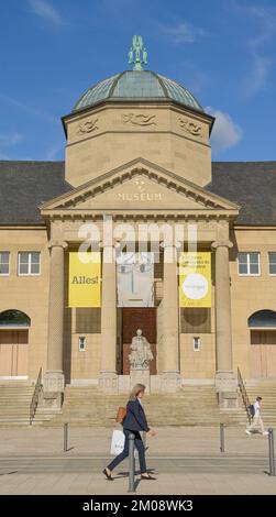 Musée Wiesbaden, Hessisches Landesmuseum für Kunst und Natur, Friedrich-Ebert-Allee, Wiesbaden, Hessen, Allemagne Banque D'Images