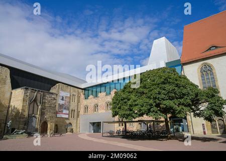 Burghof, Kunstmuseum, Moritzburg, Friedemann-Bach-Platz, Halle an der Saale, Sachsen-Anhalt, Allemagne Banque D'Images