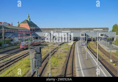 Hauptbahnhof, Lübeck, Schleswig-Holstein, Allemagne Banque D'Images