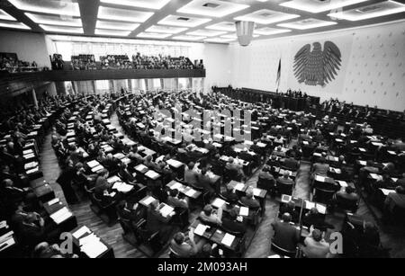 Élection, assermentation et présentation du Cabinet Schmidt le 05.11.1980 à Bonn, Allemagne, Europe Banque D'Images