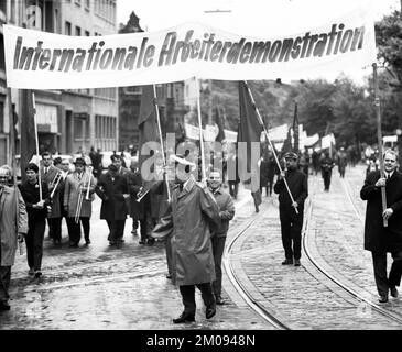 Mai Journée manifestations de la Fédération syndicale allemande (DGB