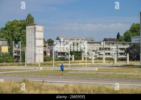 Ludwigsturm, Garten der Erinnerung, Altstadtpark, Duisburg, Nordrhein-Westfalen, Allemagne Banque D'Images