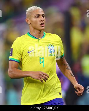 Doha, Qatar, 5th décembre 2022. Richarlison du Brésil pendant le match de la coupe du monde de la FIFA 2022 au stade 974, Doha. Le crédit photo devrait se lire: David Klein / Sportimage Banque D'Images