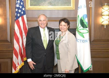 Bureau de l'administrateur (Lisa P. Jackson) - Ed Rendell, gouverneur de Pennsylvanie, Environmental protection Agency Banque D'Images