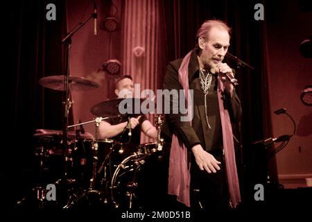 Bauhaus en concert (David J & Peter Murphy) à Nalen, Stockholm le 2018-12-12 Banque D'Images