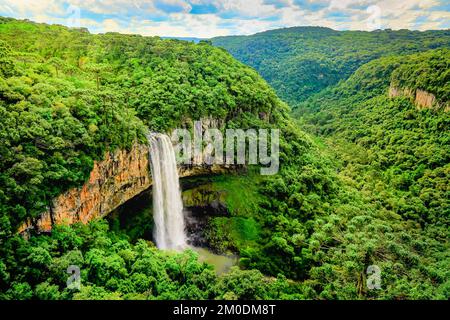 Cascade de Caracol à Canela, Rio Grande do Sul, Brésil Banque D'Images