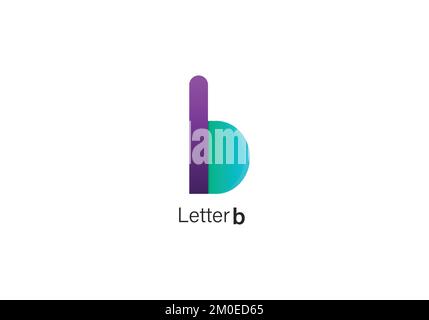 Éléments de modèle de conception d'icône de logo de la lettre B - Illustration Illustration de Vecteur