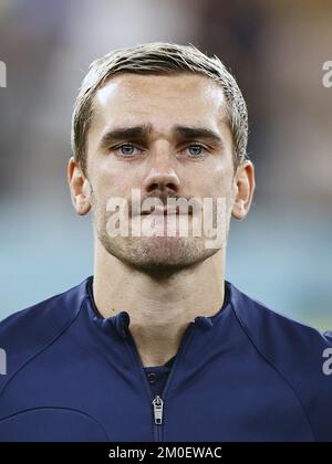 doha, Qatar, 06/12/2022, DOHA - Antoine Griezmann de France pendant la coupe du monde de la FIFA, Qatar 2022 ronde de 16 match entre la France et la Pologne au stade Al Thumama sur 4 décembre 2022 à Doha, Qatar. AP | hauteur néerlandaise | MAURICE DE PIERRE Banque D'Images