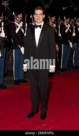 La famille royale danoise assiste à un concert de gala, samedi 14 janvier., tenu à la salle de concert du Dr, en l'honneur de l'accession de la reine Margrethe II au trône. Prince Philippos. (Unger Anthon/POLFOTO) Banque D'Images