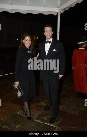 Le mardi 6 novembre 2012, la reine Margrethe et le prince Consort Henrik ont accueilli le concert de Fredensborg à l'église du palais de Fredensborg. Le concert de cette année a été en reconnaissance de la culture d'entrepreneur et des enthousiastes qui caractérisent l'environnement entrepreneurial au Danemark. La princesse de la Couronne Mary, le prince de la Couronne Frederik, le prince Joachim et la princesse Marie ont également assisté au concert. (Thomas SjÃ¸up/POLFOTO) Banque D'Images