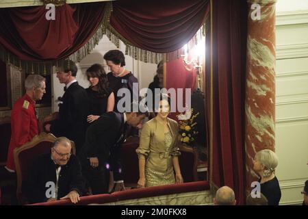 Le mardi 6 novembre 2012, la reine Margrethe et le prince Consort Henrik ont accueilli le concert de Fredensborg à l'église du palais de Fredensborg. Le concert de cette année a été en reconnaissance de la culture d'entrepreneur et des enthousiastes qui caractérisent l'environnement entrepreneurial au Danemark. La princesse de la Couronne Mary, le prince de la Couronne Frederik, le prince Joachim et la princesse Marie ont également assisté au concert. (Thomas SjÃ¸up/POLFOTO) Banque D'Images