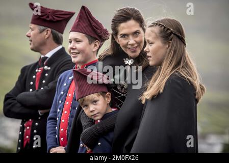 Sur 15 octobre 2018 HRH le prince Christian fête son anniversaire de 13th. Le Prince Christian est le fils le plus âgé du prince héritier de TRH Frederik et de la princesse de couronne Mary et donc 3rd en ligne avec le trône danois. Banque D'Images