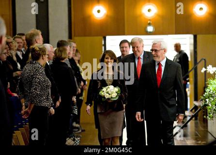 L'écrivain britannique J. K. Rowling reçoit aujourd'hui mardi 19 octobre le prix de littérature Hans Christian Andersen à Odense. Le prix est fondé par le Conseil consultatif de la HCA et J. K. Rowling est le premier auteur à recevoir cet honneur. Banque D'Images