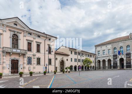 place du duomo, cividale del friuli, italie Banque D'Images