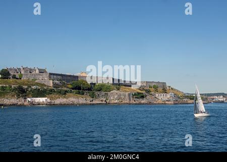 La Citadelle royale, qui abrite l'Artillerie royale du Commando Regiment de 29. Construit il y a environ 450 ans, ce sont les exemples les mieux préservés de sept Banque D'Images