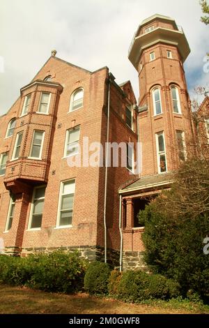 Lynchburg, Virginie, États-Unis. Bâtiment situé sur le campus de Randolph College. Banque D'Images