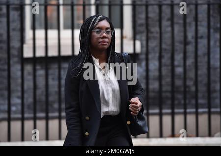 Londres, Angleterre, Royaume-Uni. 6th décembre 2022. KEMI BADENOCH Secrétaire d'État au Commerce international du Royaume-Uni, lors d'une réunion du Cabinet à Downing Street, Londres. (Image de crédit : © Thomas Krych/ZUMA Press Wire) Banque D'Images
