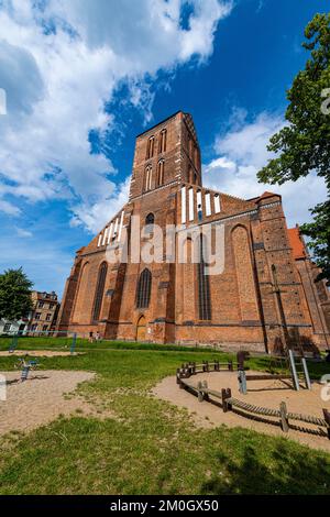 Église Saint-Laurent Nicholas, site du patrimoine mondial de l'UNESCO ville hanséatique de Wismar, Allemagne, Europe Banque D'Images