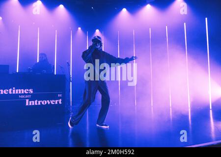 Milan, Italie, 05th décembre 2022. Little Simz se produit en direct à fabrique à Milan. Crédits: Maria Laura Arturi/Alamy Live News Banque D'Images