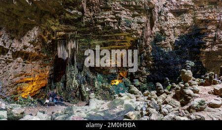 Italie, Apulia, Castellana Grotte, Castellana grotte Banque D'Images