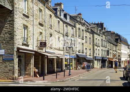 France, Manche (50), Cotentin, Cherbourg-Octeville, rue au BL?/France, Manche, Cotentin, Cherbourg-Octeville, rue au BLE Banque D'Images