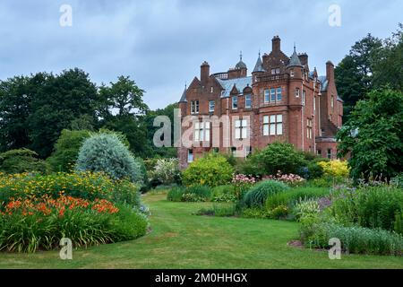 Maison de Threave aux jardins de Threave près de Castle Douglas, Dumfries et Galloway, Écosse. Banque D'Images