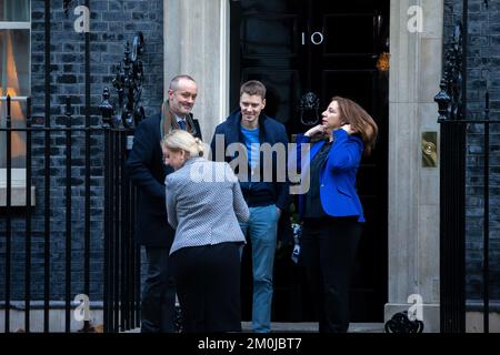 Londres, Angleterre, Royaume-Uni. 6th décembre 2022. EUAN BLAIR est vu à l'extérieur de 10 Downing Street. (Image de crédit : © Tayfun Salci/ZUMA Press Wire) Banque D'Images