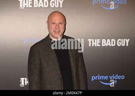 Rome, Italie. 06th décembre 2022. Vincenzo Pirrotta assiste au tapis blu du film Prime Video « The Bad Guy » au cinéma Barberini. Crédit : SOPA Images Limited/Alamy Live News Banque D'Images