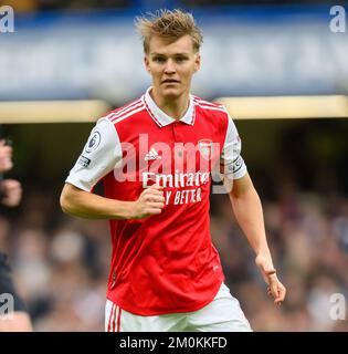 06 novembre 2022 - Chelsea / Arsenal - Premier League - Stamford Bridge Martin Odegaard d'Arsenal pendant le match de la Premier League au Stamford Bridge. Image : Mark pain / Alamy Banque D'Images