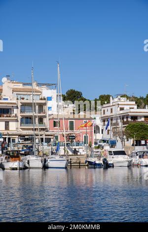 royal Nautical club, Porto Petro, Santanyi, Majorque, Iles Baléares, Espagne Banque D'Images