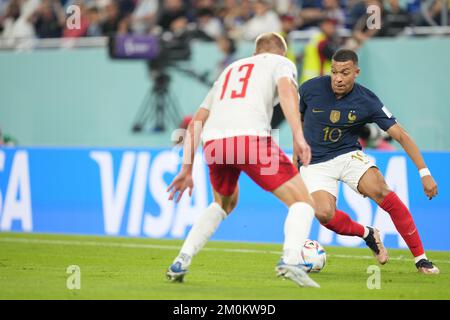 Doha, Qatar. 26th novembre 2022. Kylian Mbappe (FRA) football: Coupe du monde de la FIFA Qatar 2022 match du Groupe D entre la France et le Danemark au stade 974 à Doha, Qatar . Credit: FAR EAST PRESS/AFLO/Alamy Live News Banque D'Images
