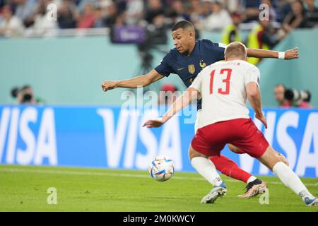 Doha, Qatar. 26th novembre 2022. Kylian Mbappe (FRA) football: Coupe du monde de la FIFA Qatar 2022 match du Groupe D entre la France et le Danemark au stade 974 à Doha, Qatar . Credit: FAR EAST PRESS/AFLO/Alamy Live News Banque D'Images