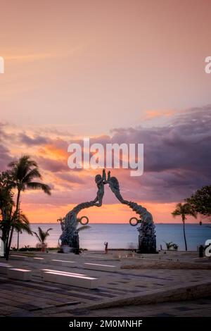 Portal Maya, Playa del Carmen, Quintana Roo, Mexique Banque D'Images