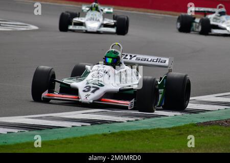 Christophe d'ansembourg, Williams FW07C, Frank Williams Memorial Trophée for Masters Racing Legends, deux courses de vingt minutes le week-end pour 1970» Banque D'Images