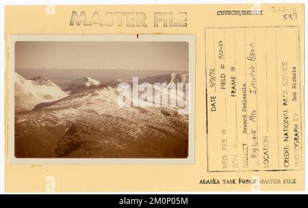 Péninsule Seward montagnes de Kigluaik bassin d'Imuruk. Photographies du Groupe de travail de l'Alaska Banque D'Images