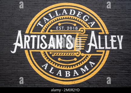 Talladega, AL, Etats-Unis - 24 août 2022: Talladega Artisan Alley Banque D'Images