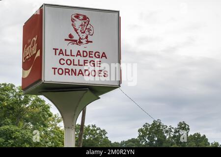 Talladega, AL, Etats-Unis - 24 août 2022: L'école privée de Talladega College Banque D'Images