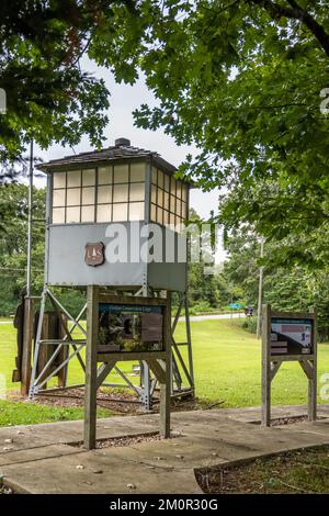 Talladega, AL, Etats-Unis - 24 août 2022 : la station de Rangers de Talladega Banque D'Images