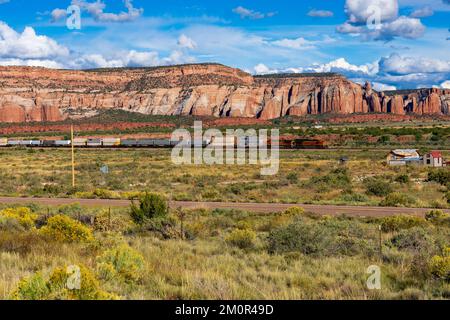 Panorama à Gallup, Nouveau-Mexique Banque D'Images