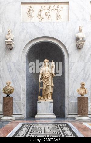 L'Italie, le Latium, Rome, la Cité du Vatican classée au patrimoine mondial de l'UNESCO, les Musées du Vatican, le Musée Chiaramonti dédié à la sculpture Banque D'Images