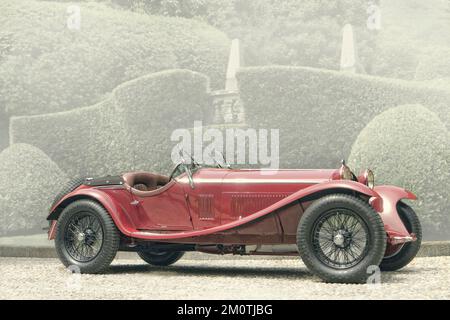 Villa d'Este Concours 2015 Best in Show an. Alfa Romeo 8C 2300 araignée Zagato 1932 Banque D'Images