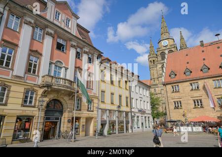 Altbauten, Stadthaus, Martin-Luther-Platz, Ansbach, Bayern, Allemagne Banque D'Images