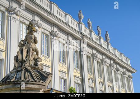 Residenz, Schloßplatz, Ansbach, Bayern, Allemagne Banque D'Images