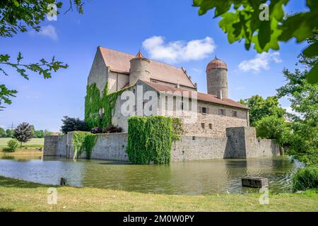 Schloss Sommersdorf, Landkreis Ansbach, Bayern, Allemagne Banque D'Images