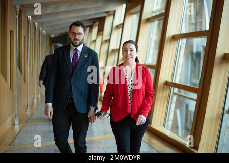 Édimbourg, Écosse, Royaume-Uni. 8th décembre 2022. PHOTO : séance hebdomadaire des questions des premiers ministres au Parlement écossais, Holyrood. Crédit: Colin D Fisher crédit: Colin Fisher/Alay Live News Banque D'Images