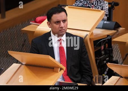 Édimbourg, Écosse, Royaume-Uni. 8th décembre 2022. PHOTO : séance hebdomadaire des questions des premiers ministres au Parlement écossais, Holyrood. Crédit: Colin D Fisher crédit: Colin Fisher/Alay Live News Banque D'Images