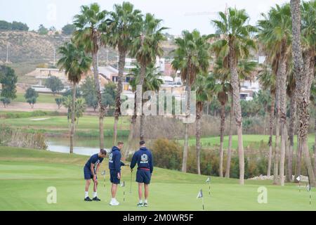 Alicante, Espagne, le 08 décembre 2022. Illustration des photos prises lors d'une séance d'entraînement au camp d'entraînement d'hiver de l'équipe belge de football de première division Royale Union Saint-Gilloise à Alicante, Espagne, le jeudi 08 décembre 2022. BELGA PHOTO JOMA GARCIA I GISBERT Banque D'Images